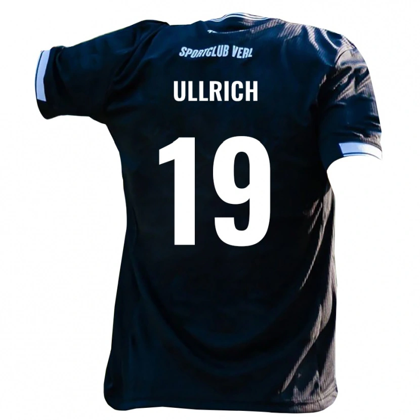 Danxen Herren Nikita Ullrich #19 Schwarz Weiß Auswärtstrikot Trikot 2025/26 T-Shirt Österreich