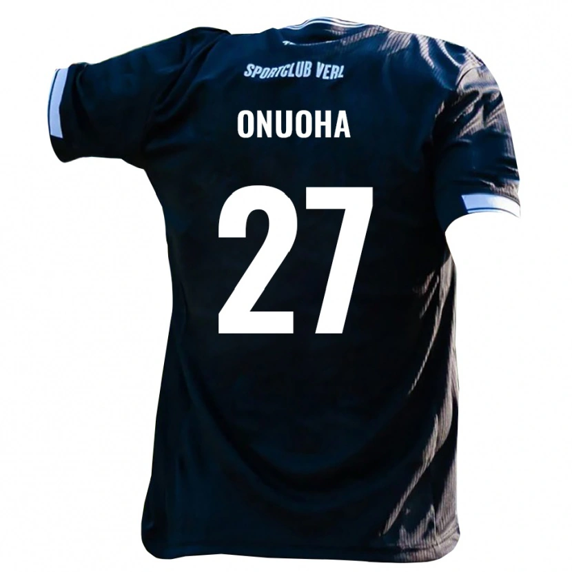 Danxen Herren Chilohem Onuoha #27 Schwarz Weiß Auswärtstrikot Trikot 2025/26 T-Shirt Österreich