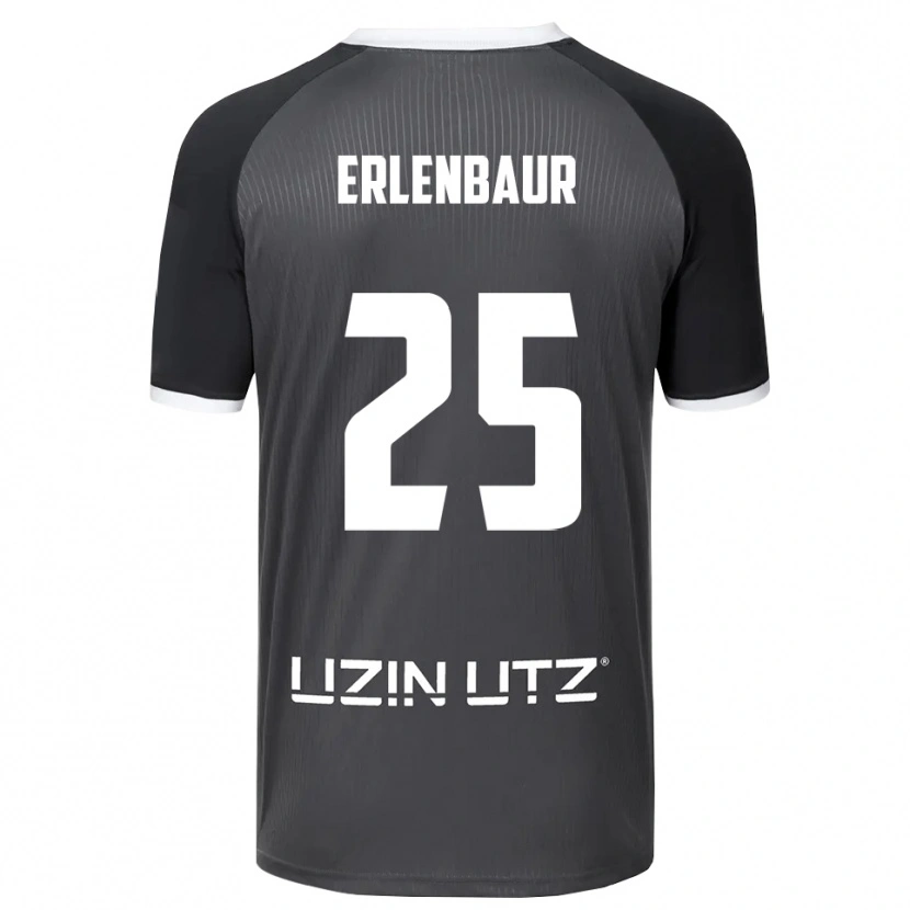 Danxen Herren Johannes Erlenbaur #25 Grau Weiß Auswärtstrikot Trikot 2025/26 T-Shirt Österreich