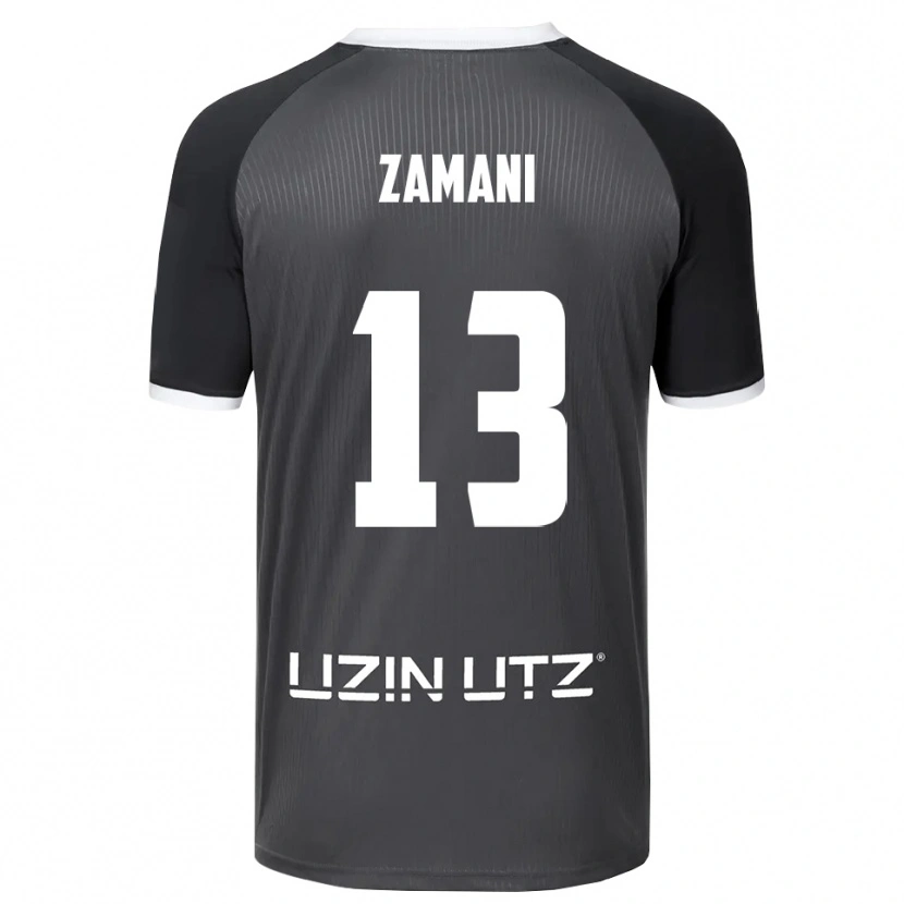 Danxen Herren Erfan Zamani #13 Grau Weiß Auswärtstrikot Trikot 2025/26 T-Shirt Österreich