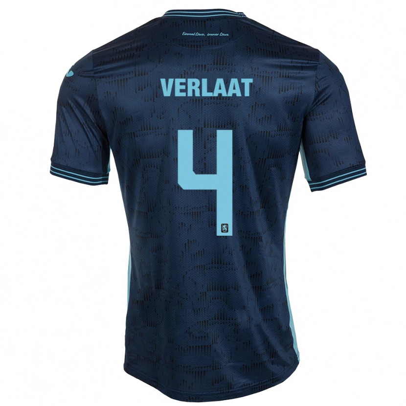 Danxen Herren Jesper Verlaat #4 Königsblau Auswärtstrikot Trikot 2025/26 T-Shirt Österreich