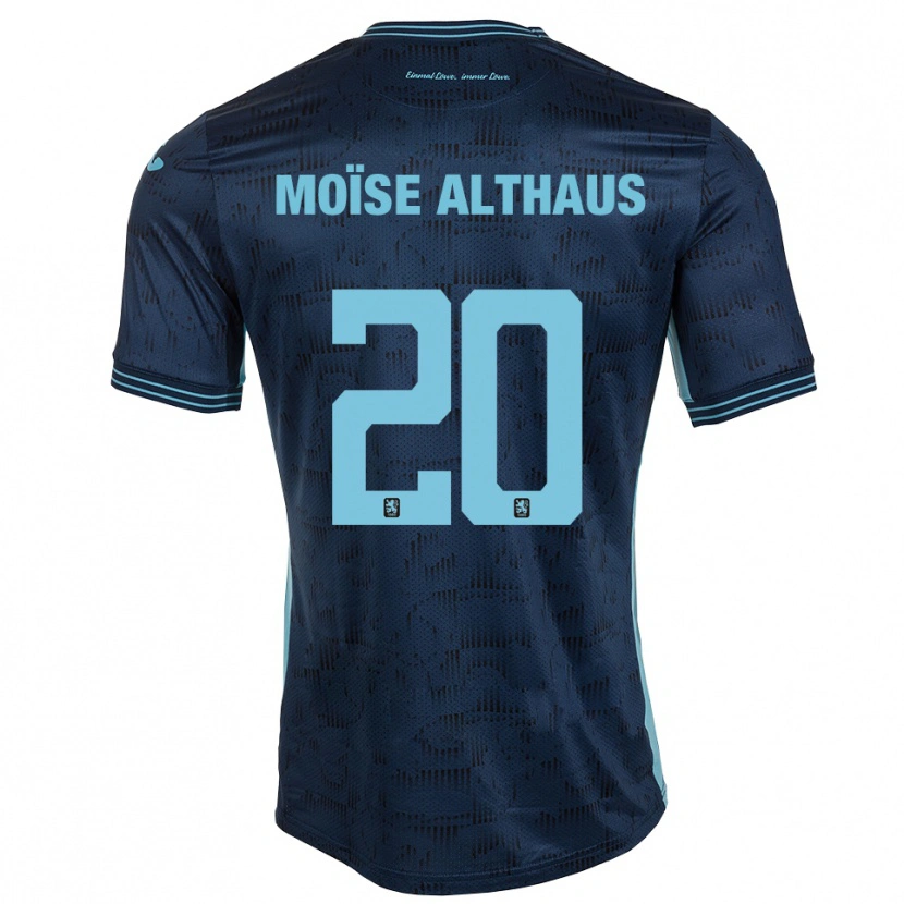 Danxen Herren Samuel Moïse Althaus #20 Königsblau Auswärtstrikot Trikot 2025/26 T-Shirt Österreich