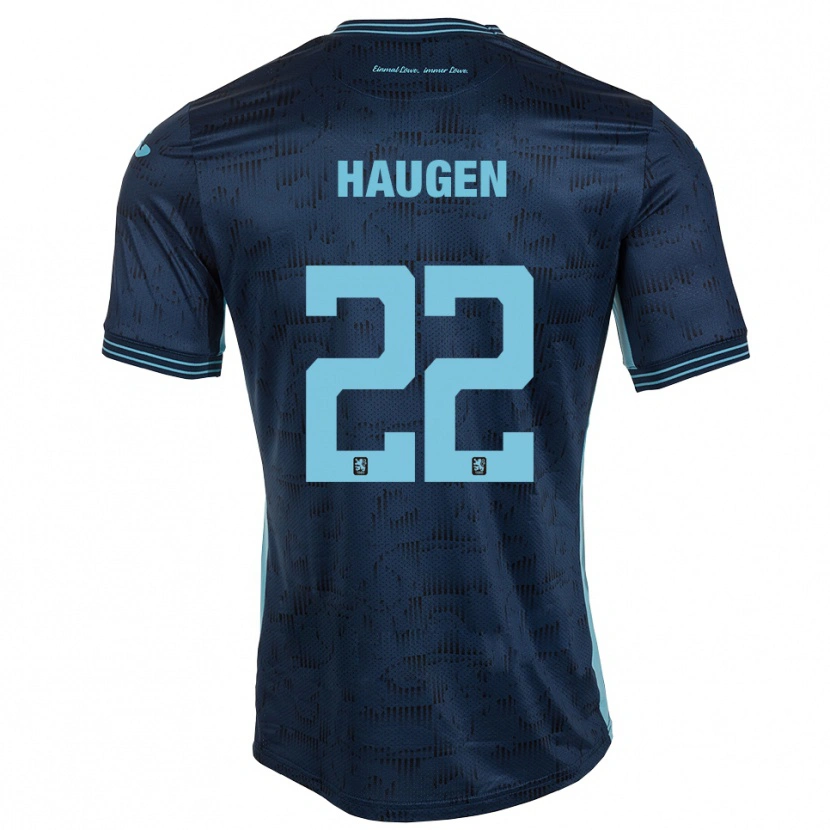 Danxen Herren Sigurd Haugen #22 Königsblau Auswärtstrikot Trikot 2025/26 T-Shirt Österreich
