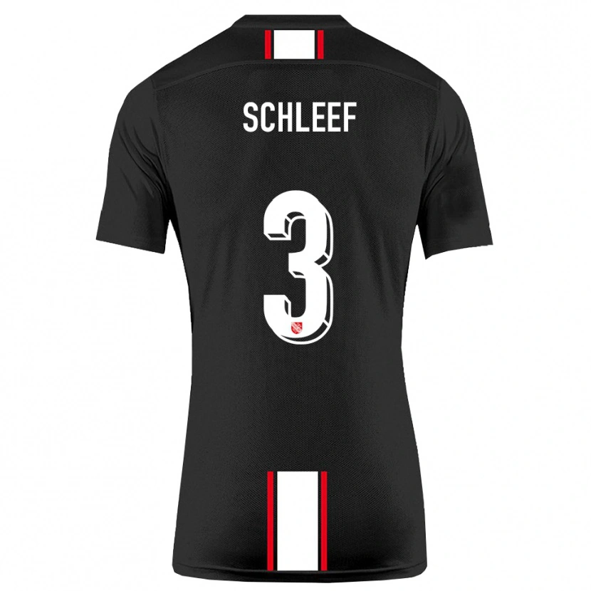 Danxen Herren Marco Schleef #3 Schwarz Weiß Auswärtstrikot Trikot 2025/26 T-Shirt Österreich