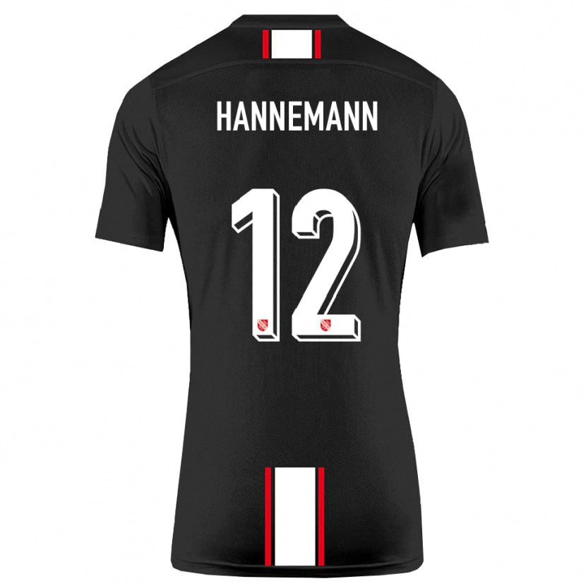 Danxen Herren Sören Hannemann #12 Schwarz Weiß Auswärtstrikot Trikot 2025/26 T-Shirt Österreich