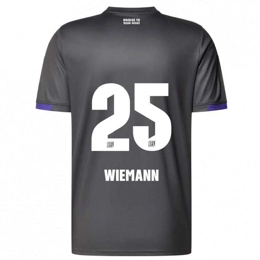 Danxen Herren Niklas Wiemann #25 Grau Lila Auswärtstrikot Trikot 2025/26 T-Shirt Österreich