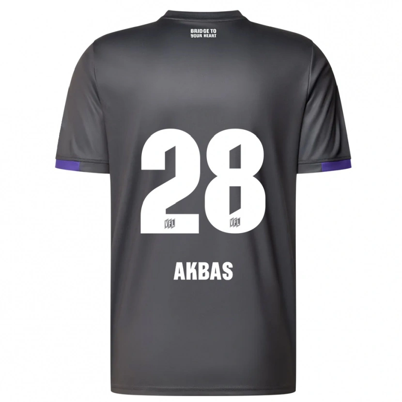 Danxen Herren Can Akbas #28 Grau Lila Auswärtstrikot Trikot 2025/26 T-Shirt Österreich