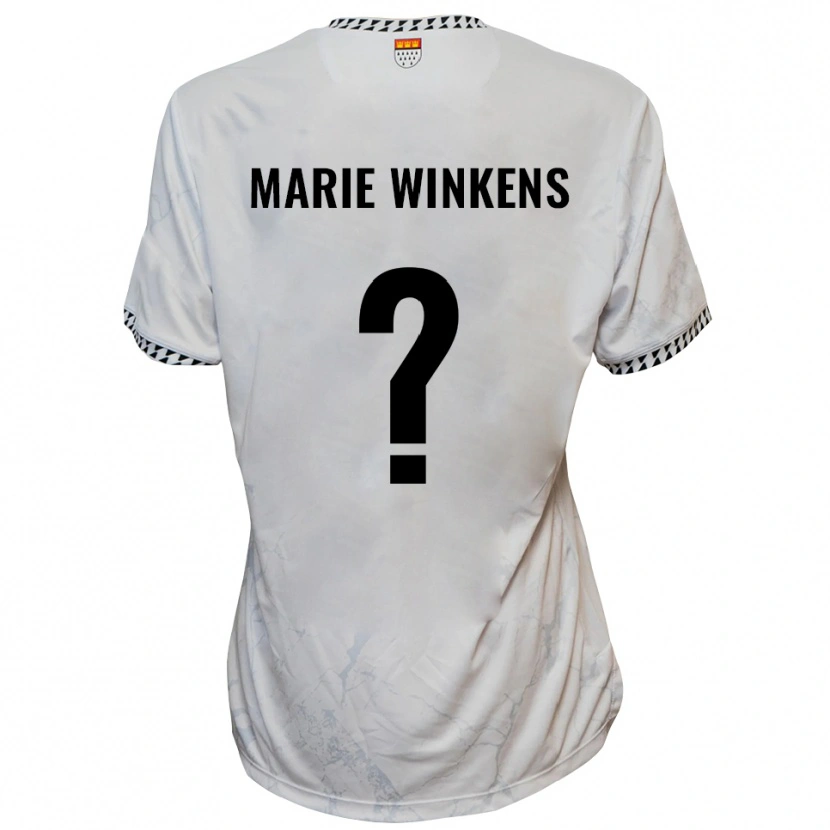 Danxen Herren Joelina Marie Winkens #0 Weiß Schwarz Auswärtstrikot Trikot 2025/26 T-Shirt Österreich