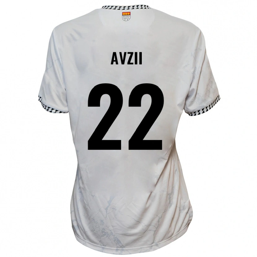 Danxen Herren Benjamin Avzii #22 Weiß Schwarz Auswärtstrikot Trikot 2025/26 T-Shirt Österreich