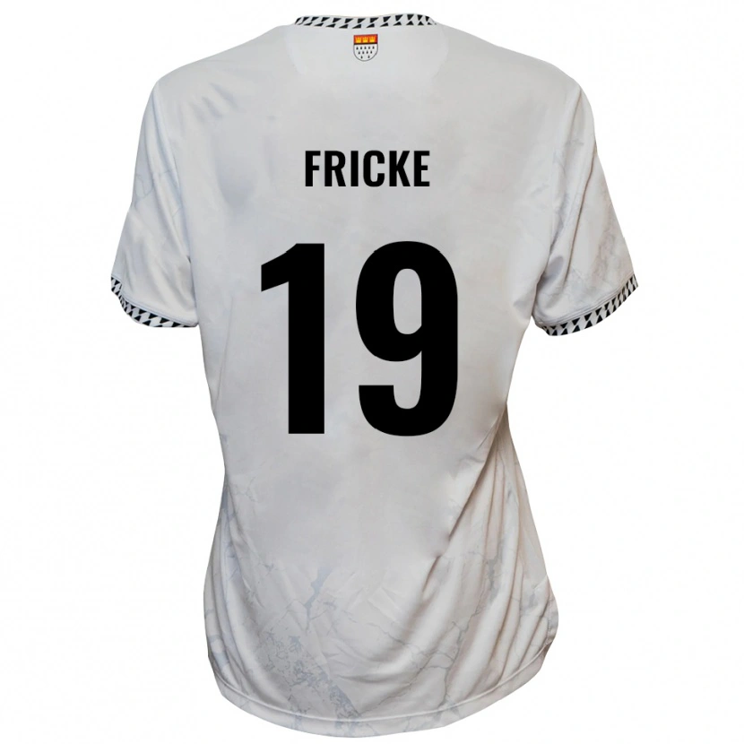 Danxen Herren Fabian Fricke #19 Weiß Schwarz Auswärtstrikot Trikot 2025/26 T-Shirt Österreich