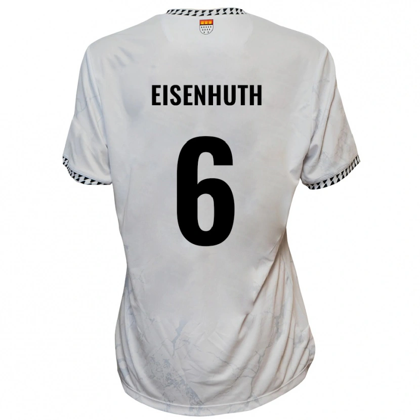 Danxen Herren Tobias Eisenhuth #6 Weiß Schwarz Auswärtstrikot Trikot 2025/26 T-Shirt Österreich