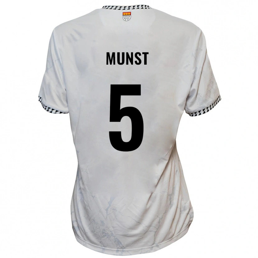 Danxen Herren Leonhard Münst #5 Weiß Schwarz Auswärtstrikot Trikot 2025/26 T-Shirt Österreich