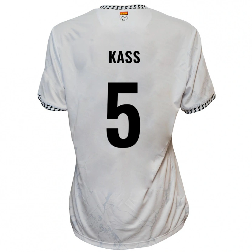 Danxen Herren Martin Kass #5 Weiß Schwarz Auswärtstrikot Trikot 2025/26 T-Shirt Österreich