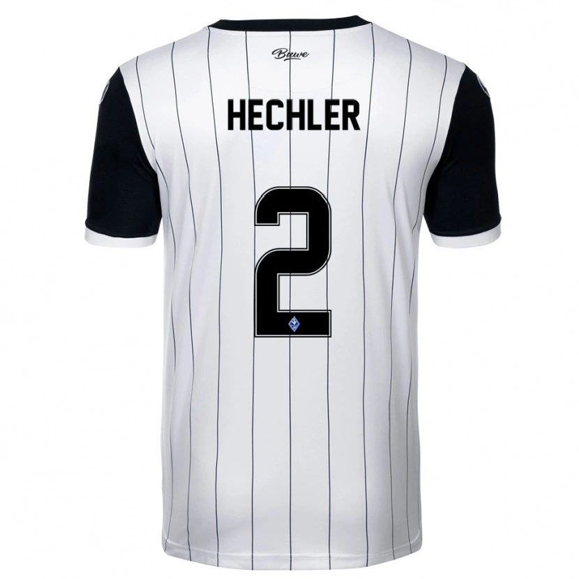 Danxen Herren Silas Hechler #2 Weiß Schwarz Auswärtstrikot Trikot 2025/26 T-Shirt Österreich