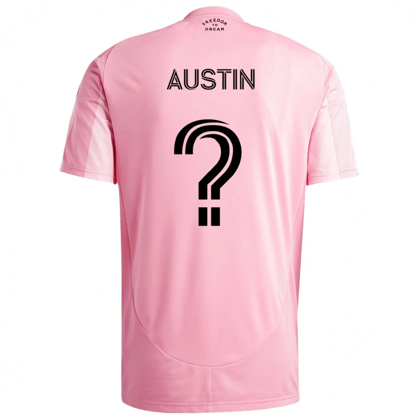 Danxen Kinder Tyler Austin #0 Rosa Schwarz Heimtrikot Trikot 2025/26 T-Shirt Österreich