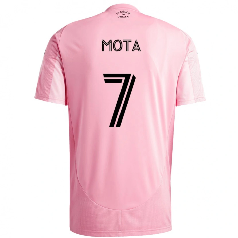 Danxen Kinder Jean Mota #7 Rosa Schwarz Heimtrikot Trikot 2025/26 T-Shirt Österreich