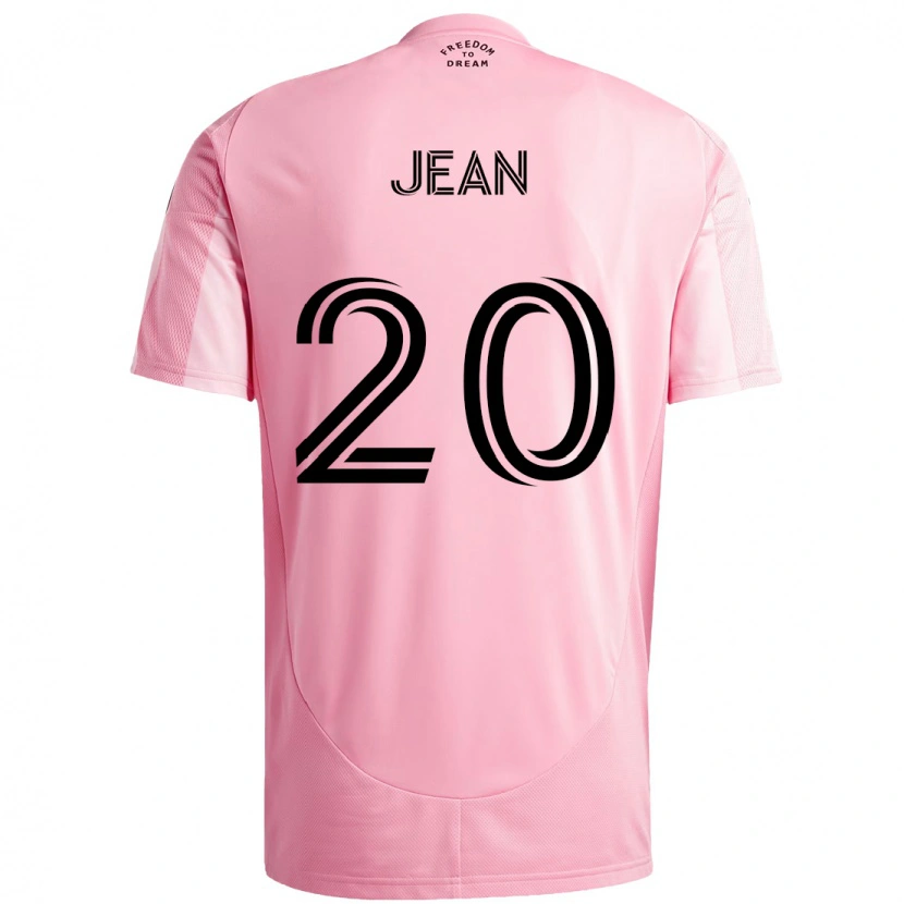 Danxen Kinder Corentin Jean #20 Rosa Schwarz Heimtrikot Trikot 2025/26 T-Shirt Österreich
