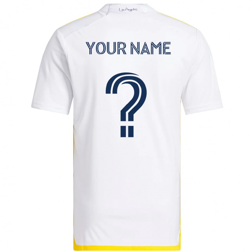 Danxen Kinder Ihren Namen #0 Weiß Gelb Heimtrikot Trikot 2025/26 T-Shirt Österreich