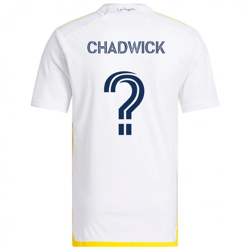 Danxen Kinder Edward Chadwick #0 Weiß Gelb Heimtrikot Trikot 2025/26 T-Shirt Österreich