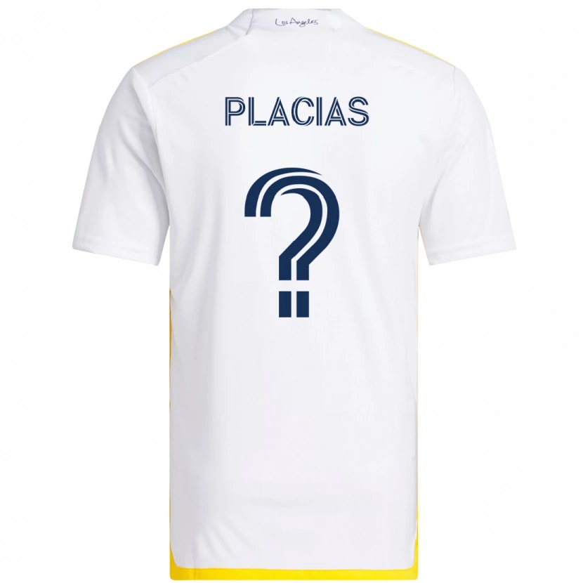 Danxen Kinder Julian Placias #0 Weiß Gelb Heimtrikot Trikot 2025/26 T-Shirt Österreich