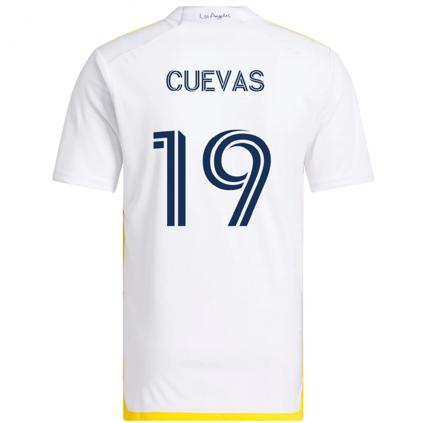Danxen Kinder Mauricio Cuevas #19 Weiß Gelb Heimtrikot Trikot 2025/26 T-Shirt Österreich