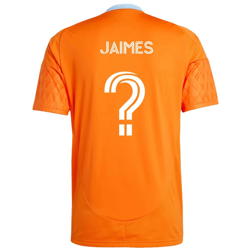 Danxen Kinder Angel Jaimes #0 Orange Weiß Heimtrikot Trikot 2025/26 T-Shirt Österreich