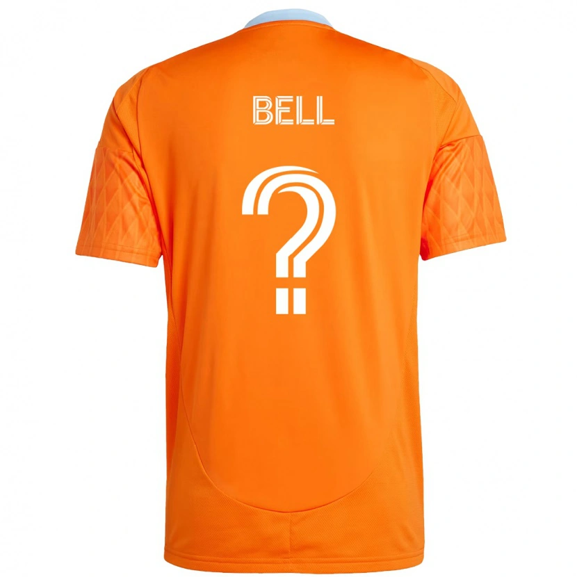 Danxen Kinder Jahmani Bell #0 Orange Weiß Heimtrikot Trikot 2025/26 T-Shirt Österreich