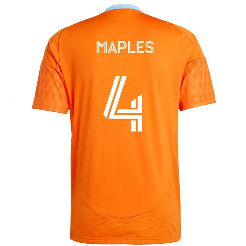 Danxen Kinder Talen Maples #4 Orange Weiß Heimtrikot Trikot 2025/26 T-Shirt Österreich