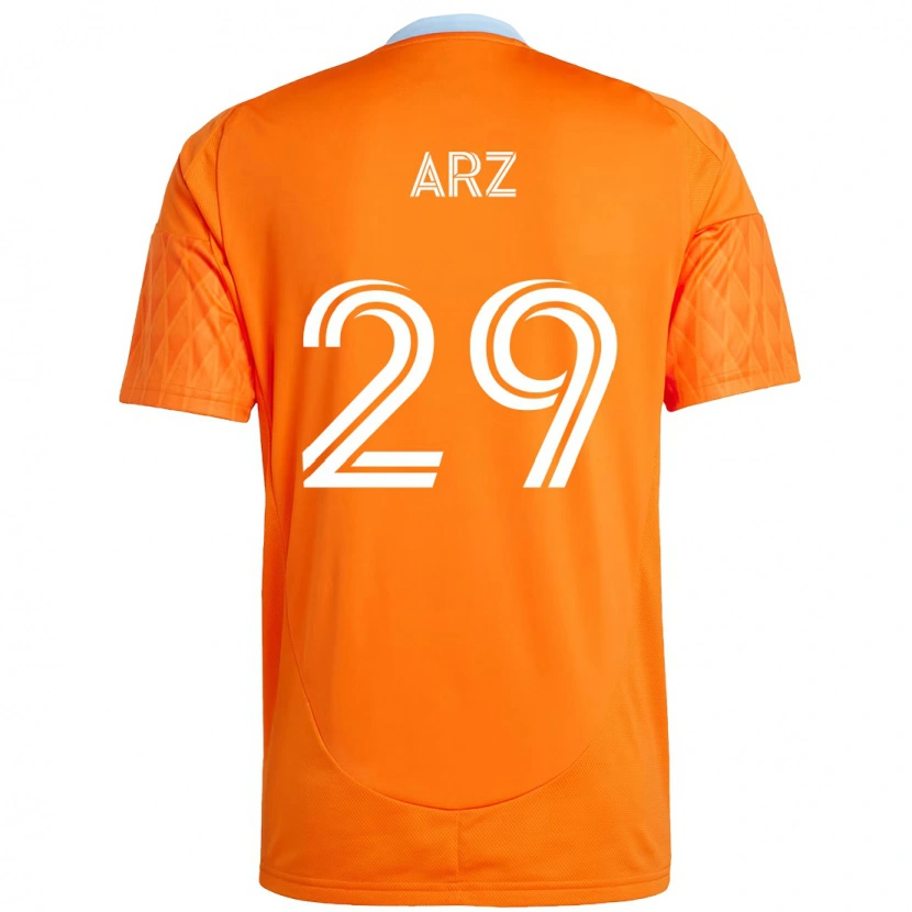 Danxen Kinder Exon Arzú #29 Orange Weiß Heimtrikot Trikot 2025/26 T-Shirt Österreich