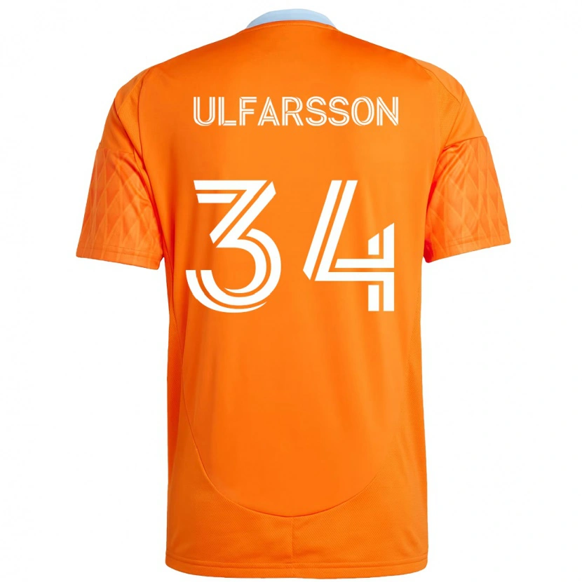 Danxen Kinder Thor Úlfarsson #34 Orange Weiß Heimtrikot Trikot 2025/26 T-Shirt Österreich