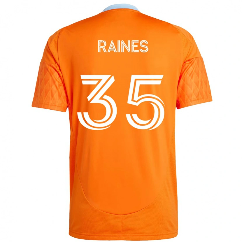 Danxen Kinder Brooklyn Raines #35 Orange Weiß Heimtrikot Trikot 2025/26 T-Shirt Österreich