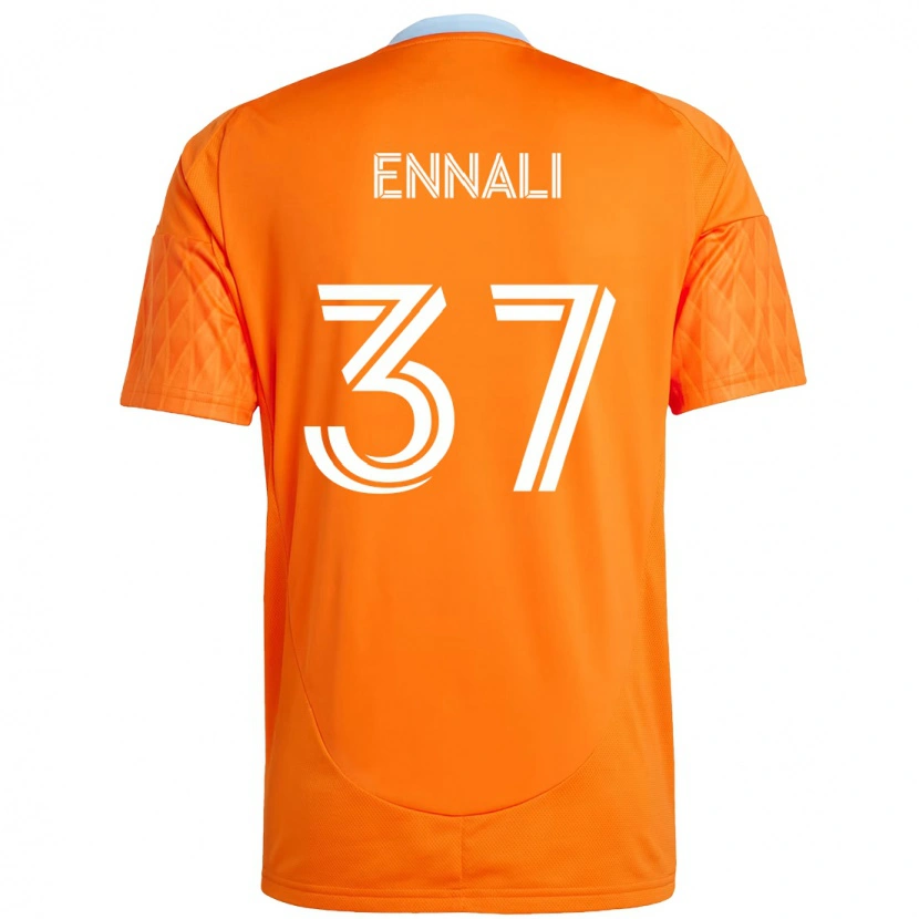 Danxen Kinder Lawrence Ennali #37 Orange Weiß Heimtrikot Trikot 2025/26 T-Shirt Österreich
