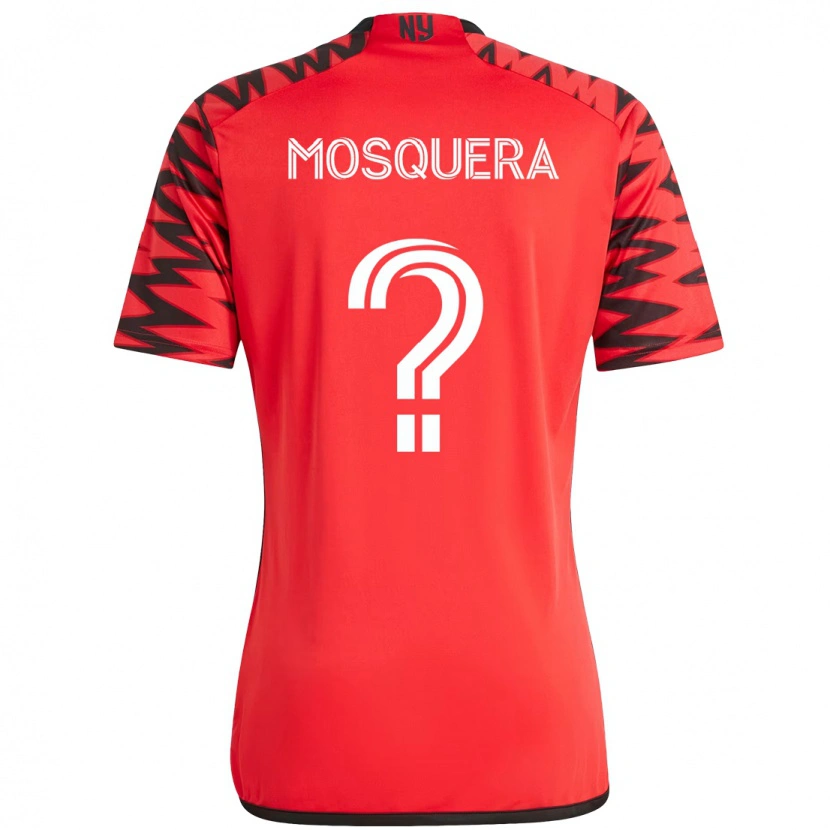 Danxen Kinder Rafael Mosquera #0 Rot Schwarz Heimtrikot Trikot 2025/26 T-Shirt Österreich