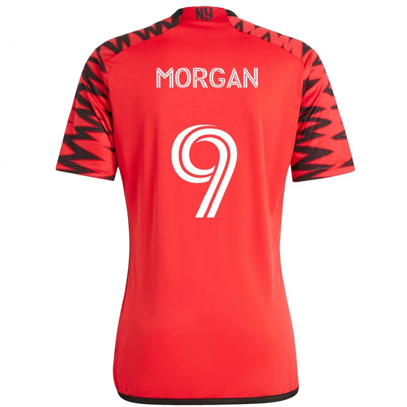 Danxen Kinder Lewis Morgan #9 Rot Schwarz Heimtrikot Trikot 2025/26 T-Shirt Österreich