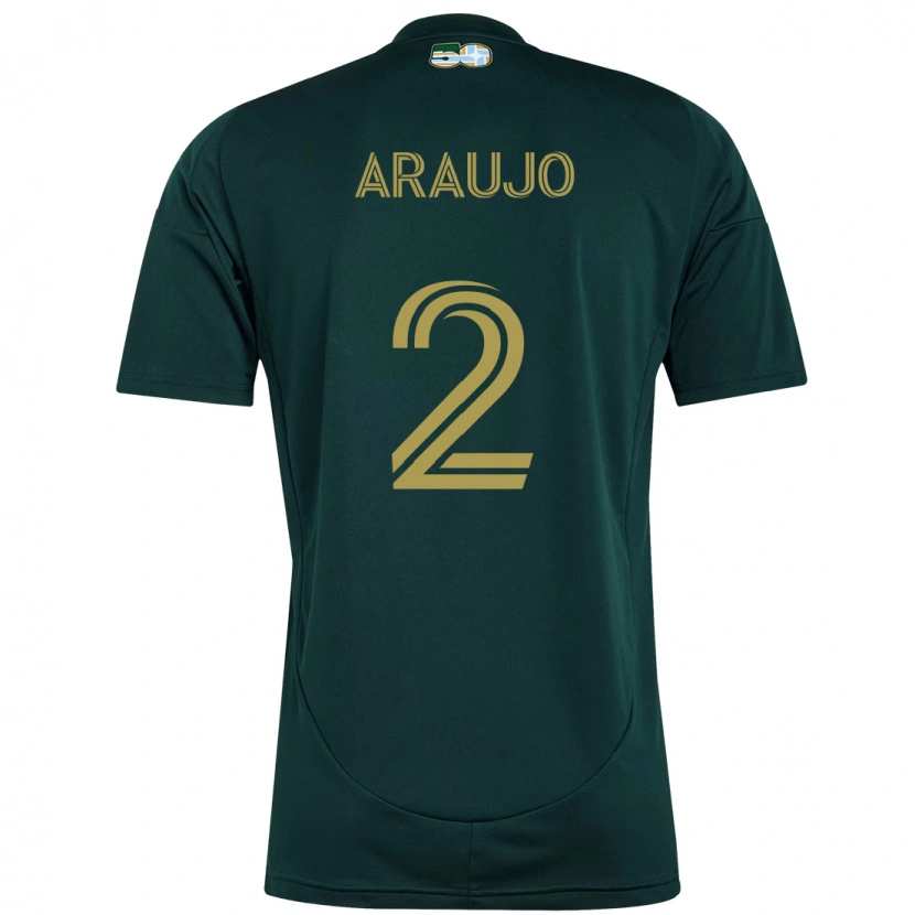 Danxen Kinder Miguel Araujo #2 Schwarz Braun Heimtrikot Trikot 2025/26 T-Shirt Österreich