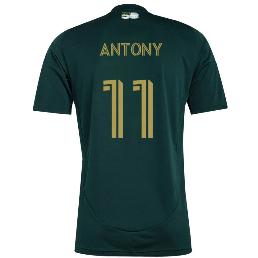 Danxen Kinder Antony #11 Schwarz Braun Heimtrikot Trikot 2025/26 T-Shirt Österreich