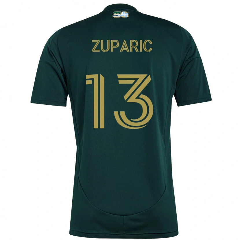 Danxen Kinder Dario Župarić #13 Schwarz Braun Heimtrikot Trikot 2025/26 T-Shirt Österreich