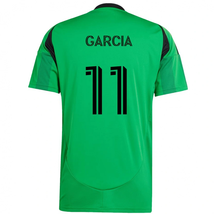 Danxen Kinder Christopher Garcia #11 Grün Schwarz Heimtrikot Trikot 2025/26 T-Shirt Österreich