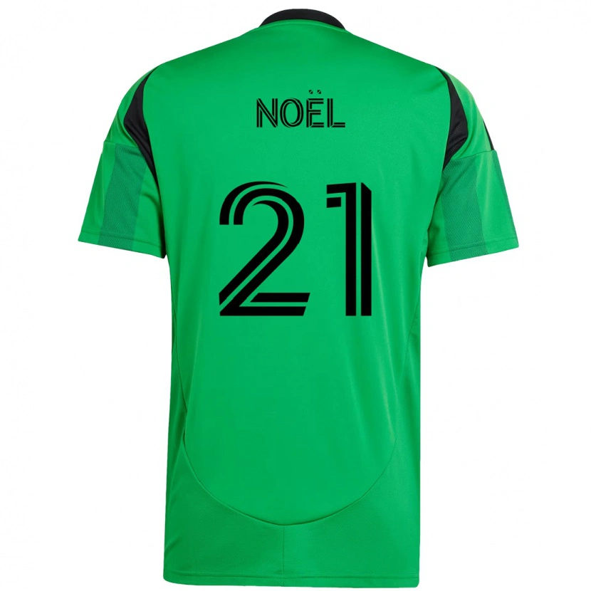 Danxen Kinder Valentin Noël #21 Grün Schwarz Heimtrikot Trikot 2025/26 T-Shirt Österreich