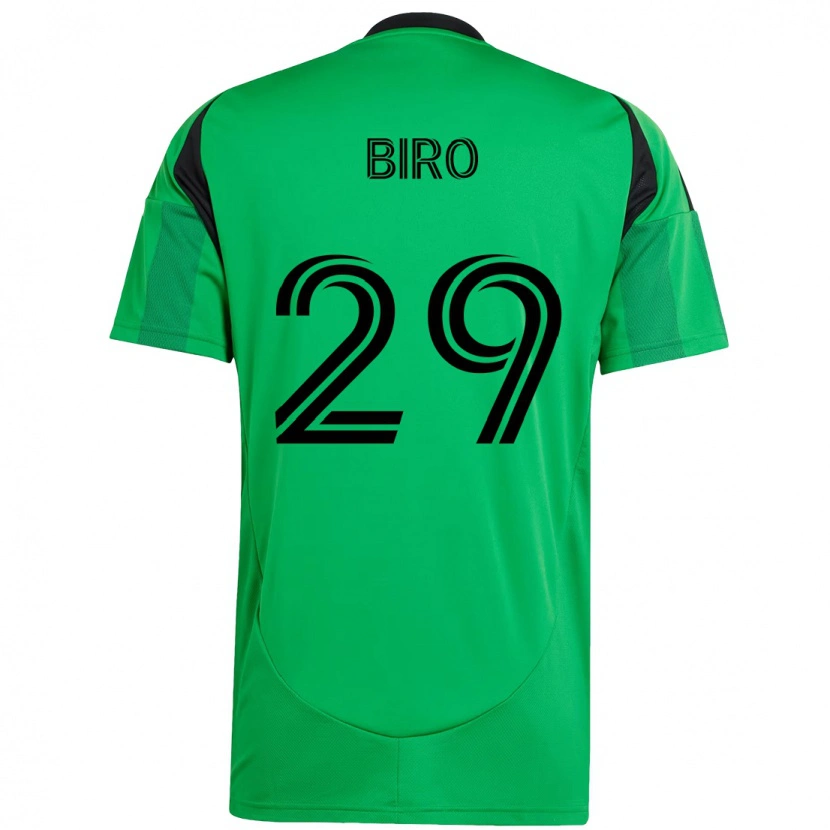 Danxen Kinder Guilherme Biro #29 Grün Schwarz Heimtrikot Trikot 2025/26 T-Shirt Österreich