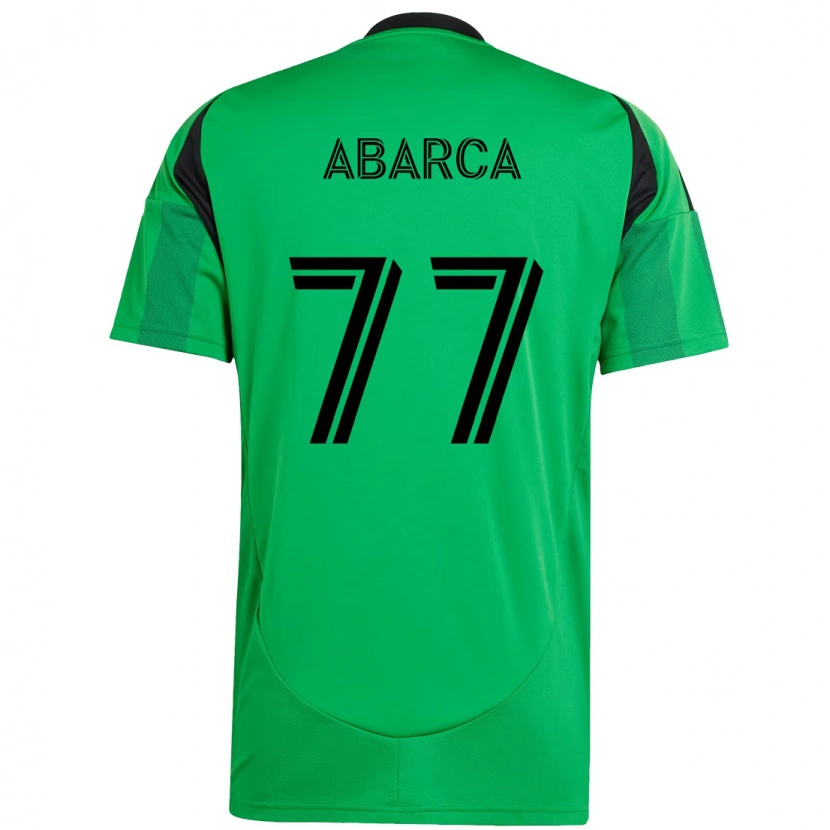 Danxen Kinder Diego Abarca #77 Grün Schwarz Heimtrikot Trikot 2025/26 T-Shirt Österreich