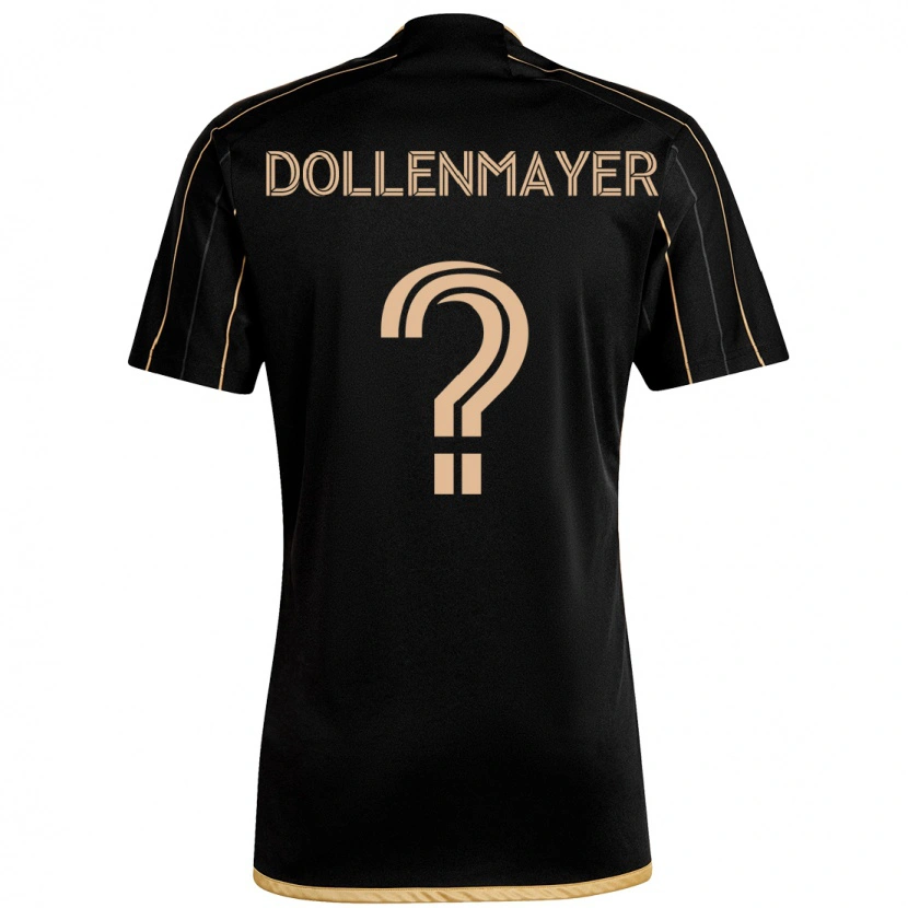Danxen Kinder Noah Dollenmayer #0 Schwarz Braun Heimtrikot Trikot 2025/26 T-Shirt Österreich