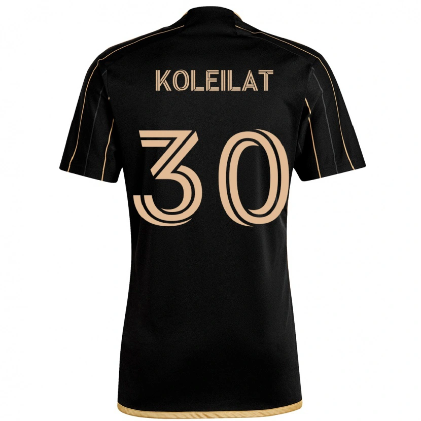 Danxen Kinder Jassem Koleilat #30 Schwarz Braun Heimtrikot Trikot 2025/26 T-Shirt Österreich