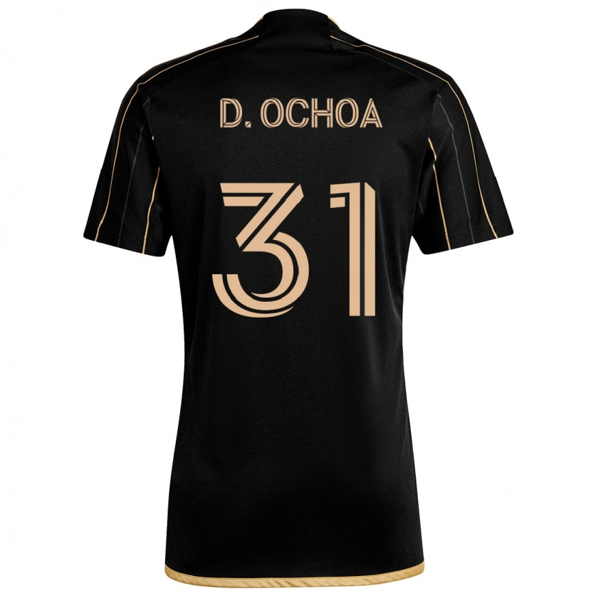 Danxen Kinder David Ochoa #31 Schwarz Braun Heimtrikot Trikot 2025/26 T-Shirt Österreich