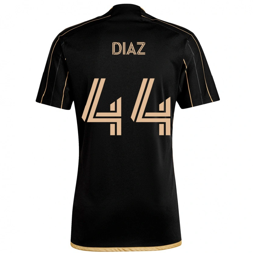 Danxen Kinder Christian Díaz #44 Schwarz Braun Heimtrikot Trikot 2025/26 T-Shirt Österreich