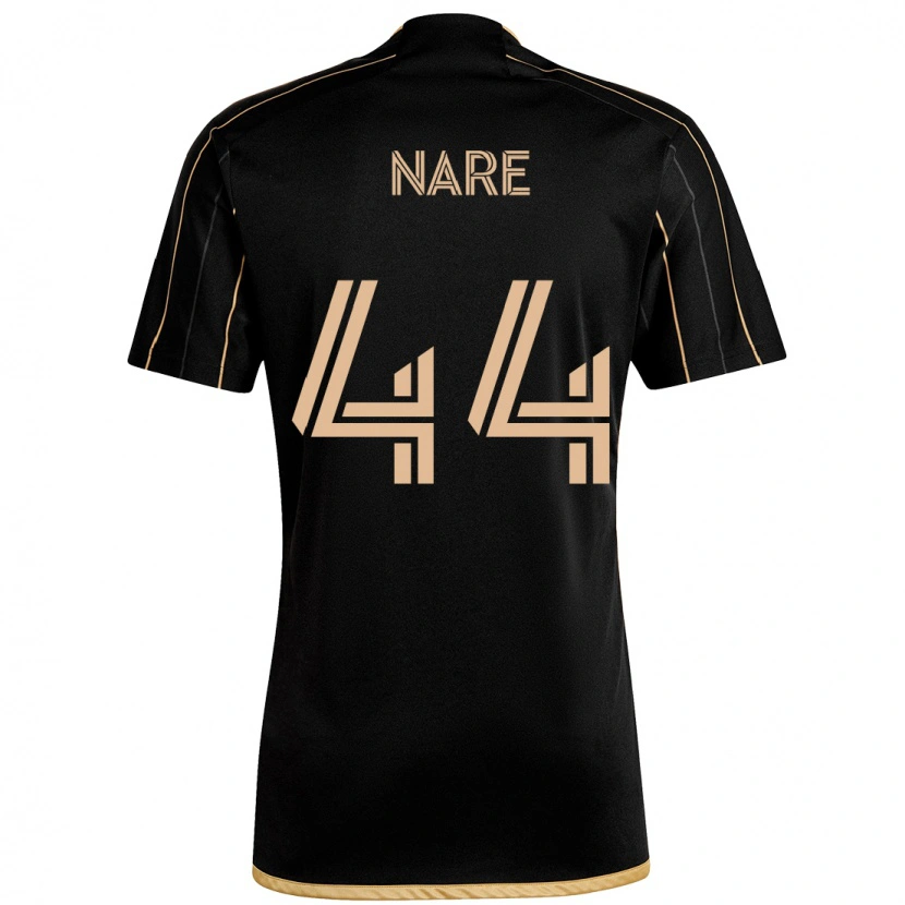 Danxen Kinder Thabo Nare #44 Schwarz Braun Heimtrikot Trikot 2025/26 T-Shirt Österreich