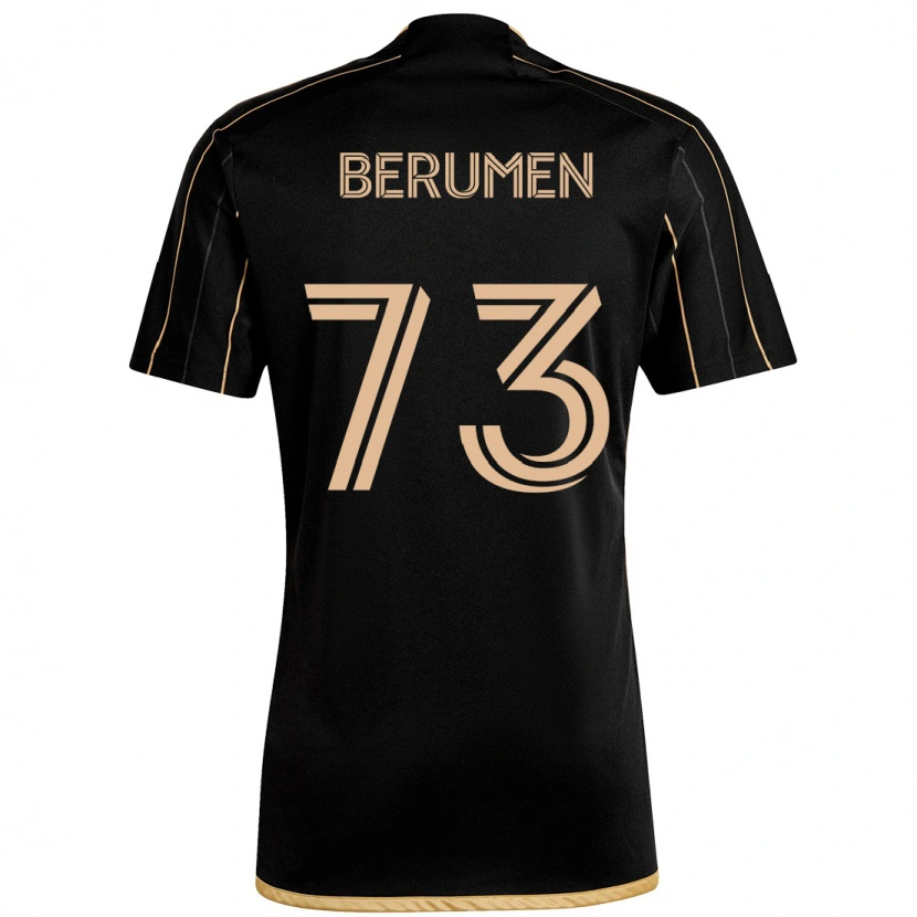 Danxen Kinder Eddy Berumen #73 Schwarz Braun Heimtrikot Trikot 2025/26 T-Shirt Österreich