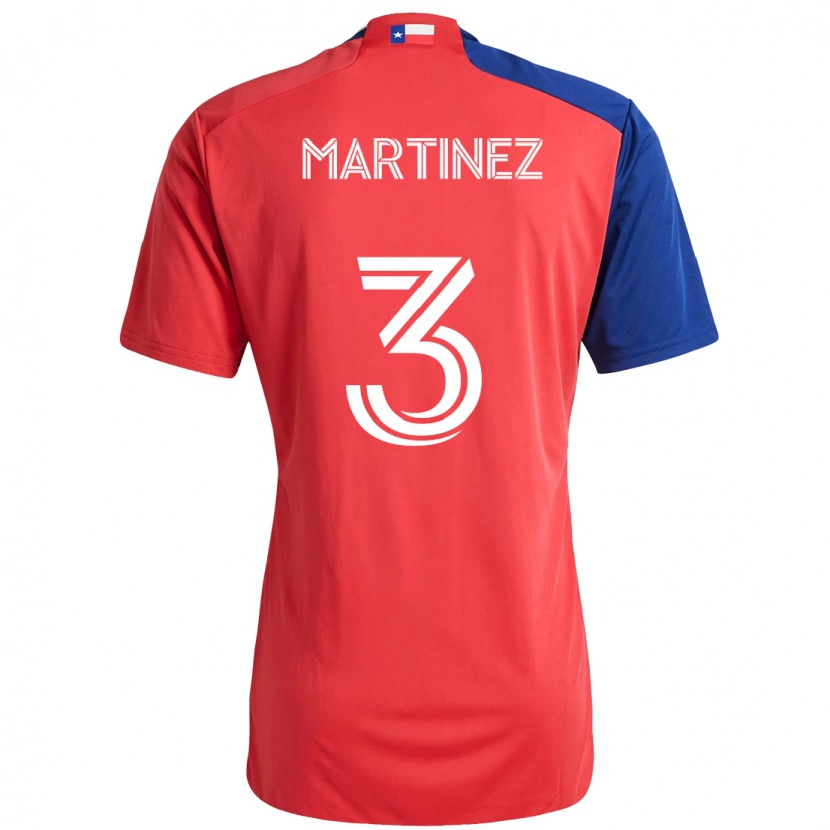 Danxen Kinder José Antonio Martínez #3 Rot Marineblau Heimtrikot Trikot 2025/26 T-Shirt Österreich