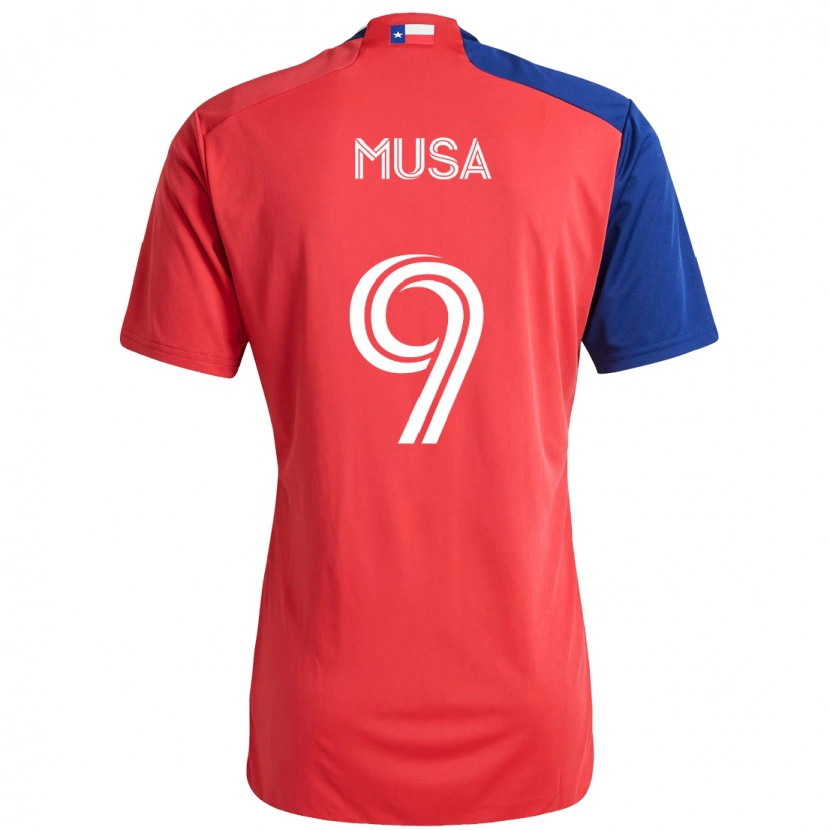Danxen Kinder Petar Musa #9 Rot Marineblau Heimtrikot Trikot 2025/26 T-Shirt Österreich