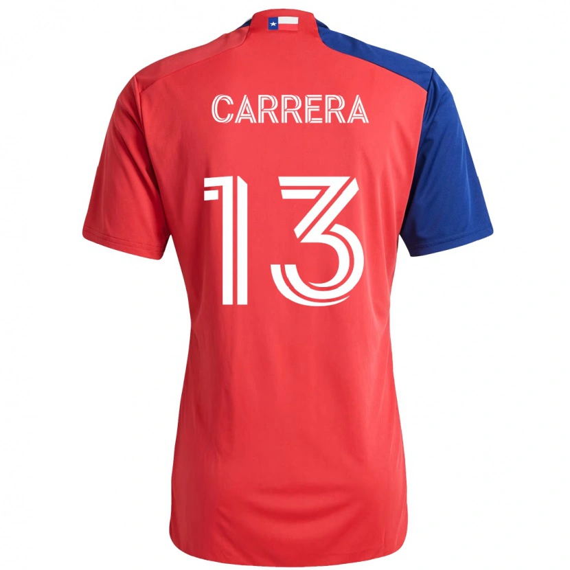 Danxen Kinder Antonio Carrera #13 Rot Marineblau Heimtrikot Trikot 2025/26 T-Shirt Österreich
